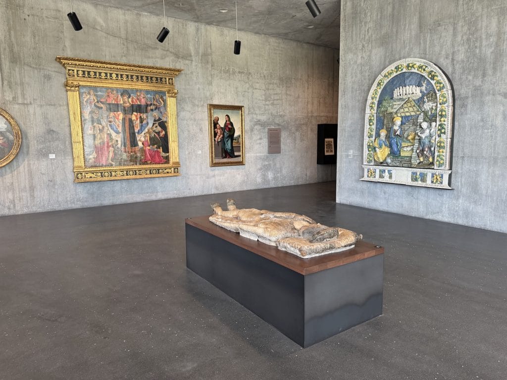 A collection of medieval European religious artifacts